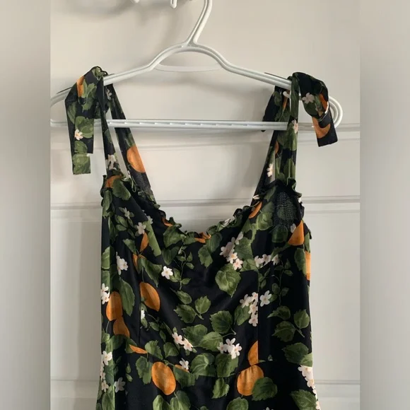 Reformation Christine Dress Clementine 4 - Picture 7 of 14